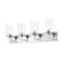 Z-Lite Savannah 4 Light Vanity, Chrome & Clear 462-4V-CH - alternate 2